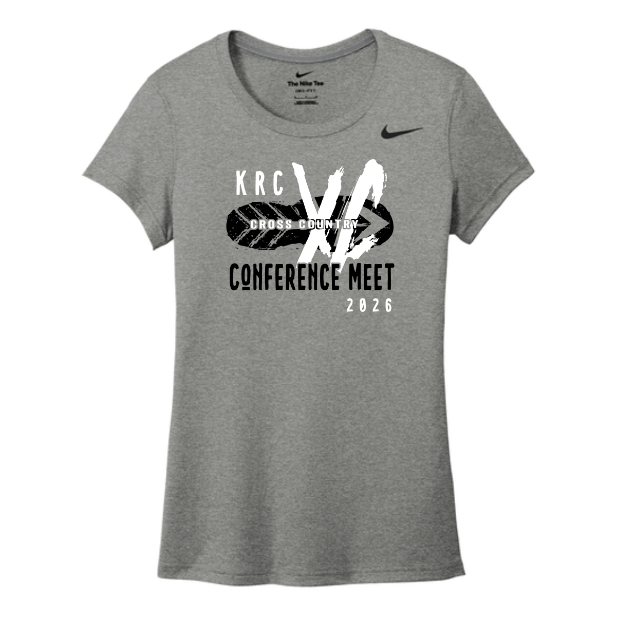 KRC Cross Country Conference Meet Ladies Nike Performance Tee - Image 2