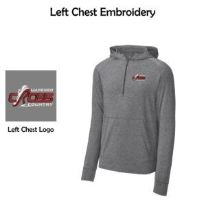 MCHS Cross Country Stretch 1/2-Zip Hoodie