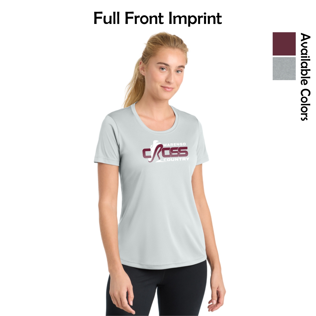 MCHS Cross Country Ladies Performance Tee