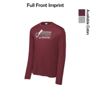 MCHS Cross Country Long Sleeve Performance Tee