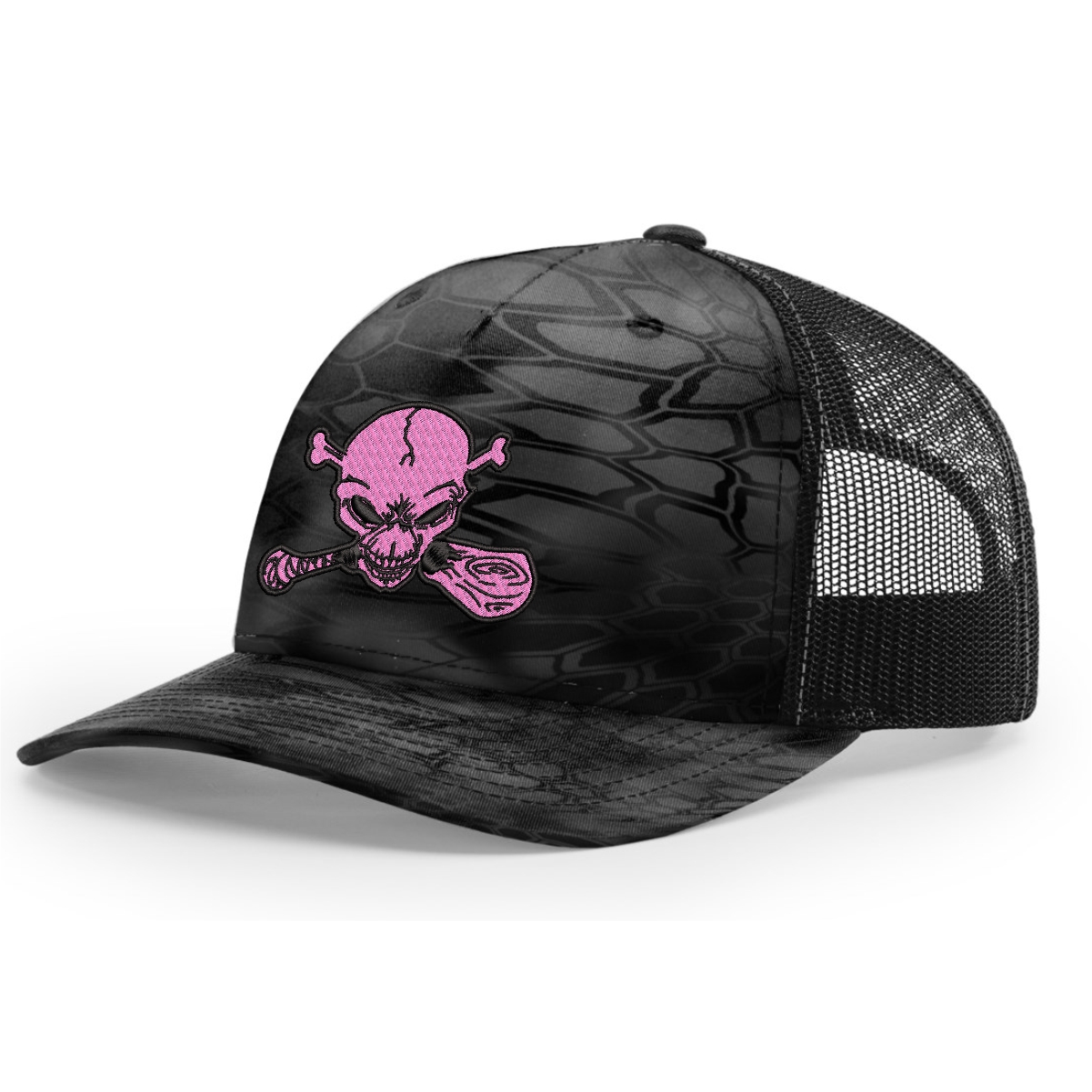 Power Softball Printed Five-Panel Trucker Cap - Image 2