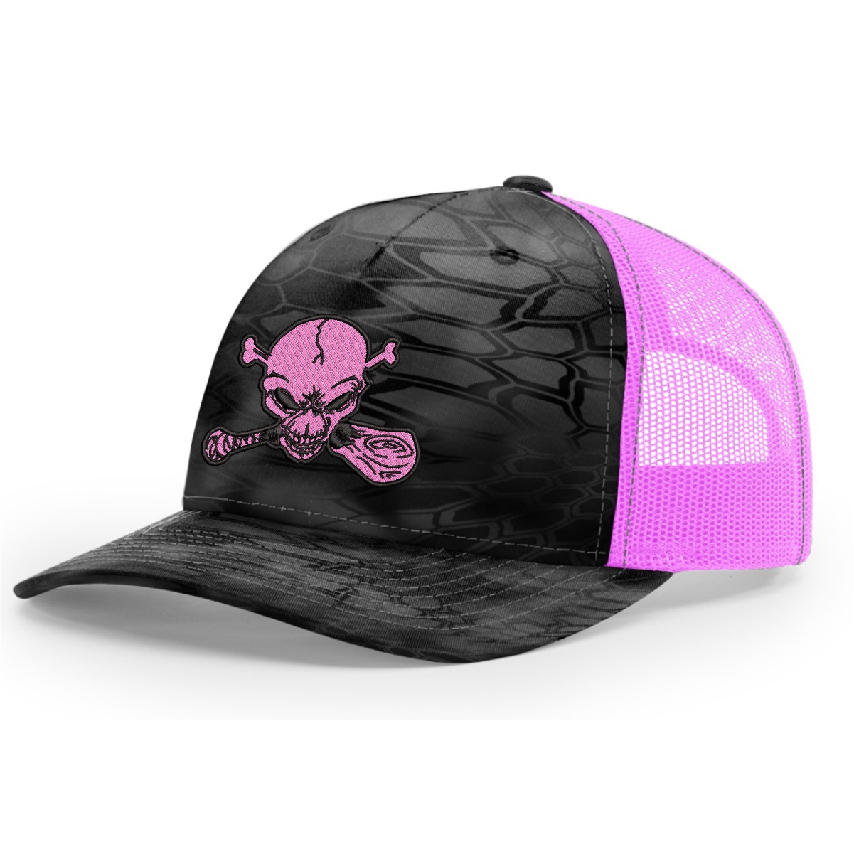 Power Softball Printed Five-Panel Trucker Cap - Image 3