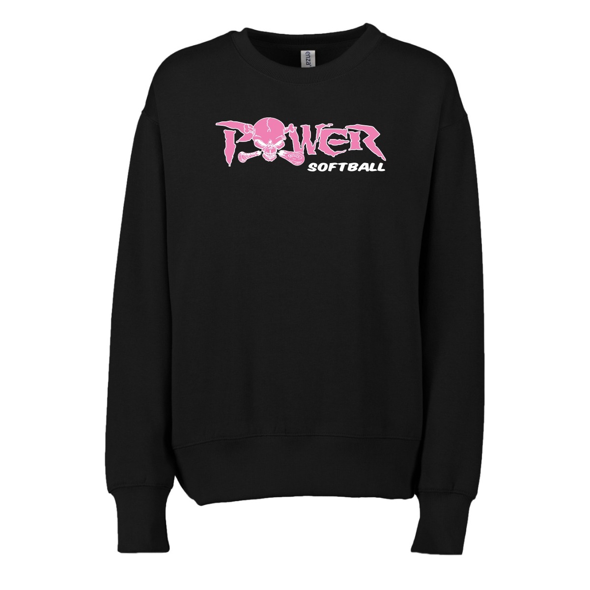Power Softball Ladies Enza Boxy Crew - Image 2