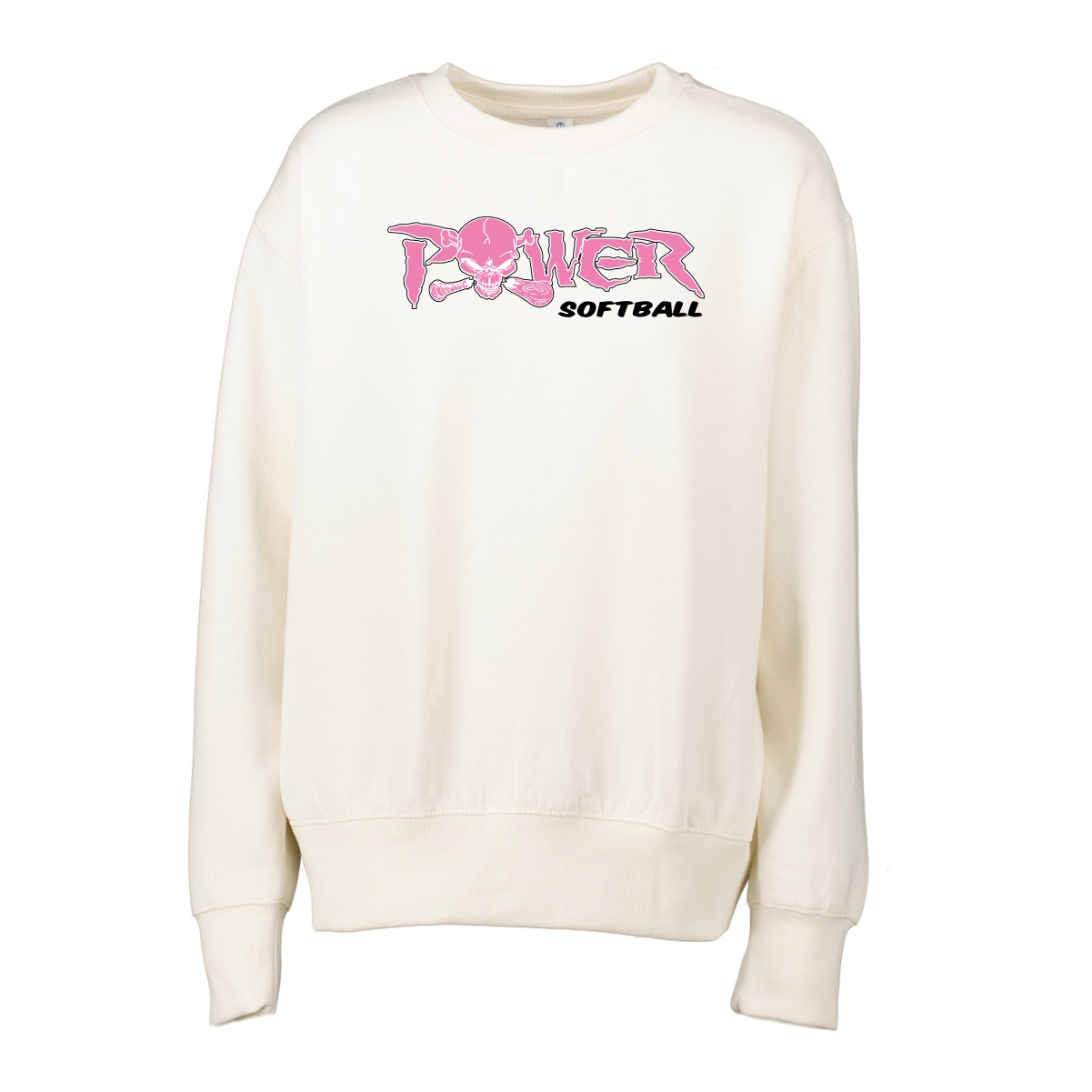 Power Softball Ladies Enza Boxy Crew - Image 3