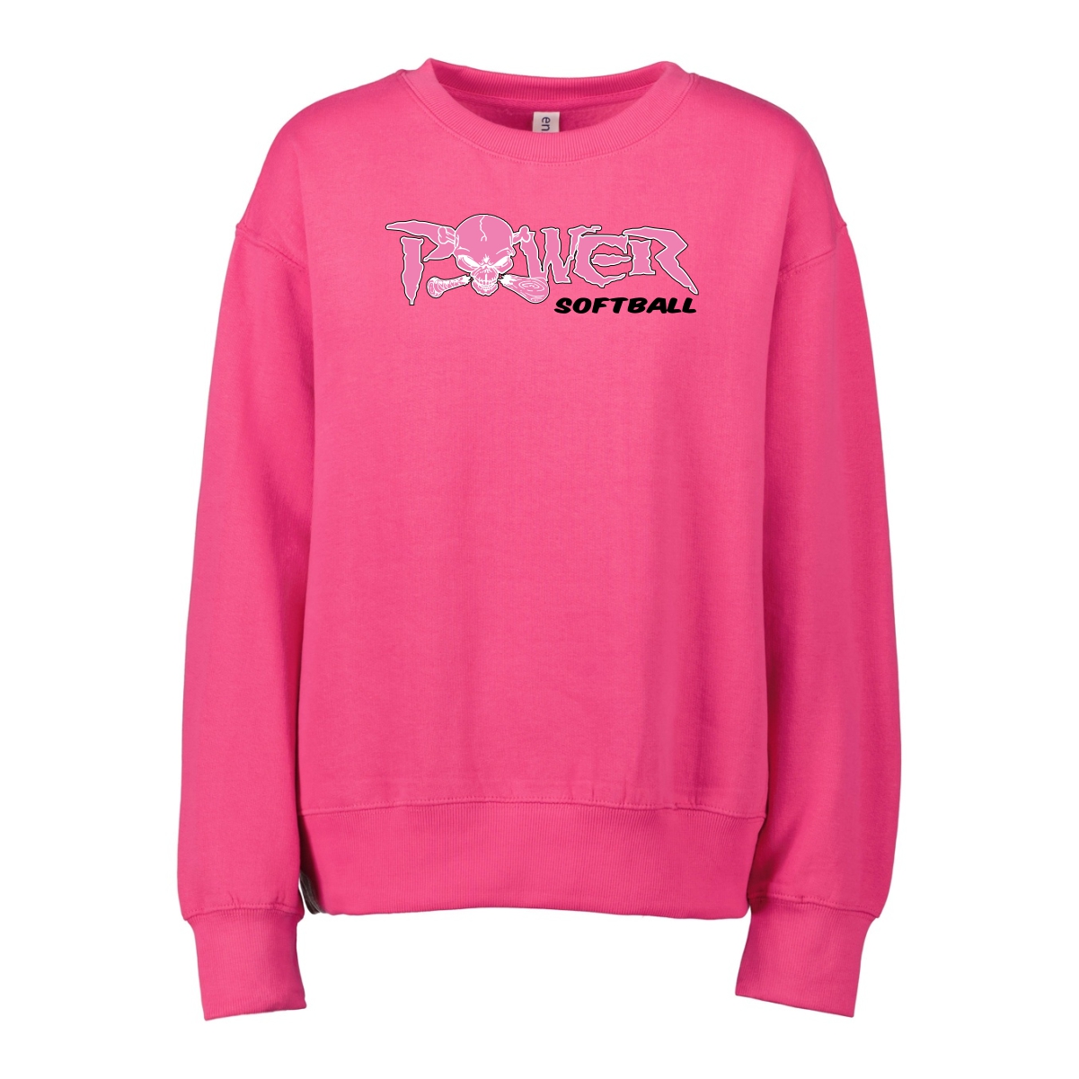 Power Softball Ladies Enza Boxy Crew - Image 4