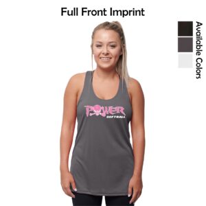 Power Softball Ladies Badger Racerback Tank Top