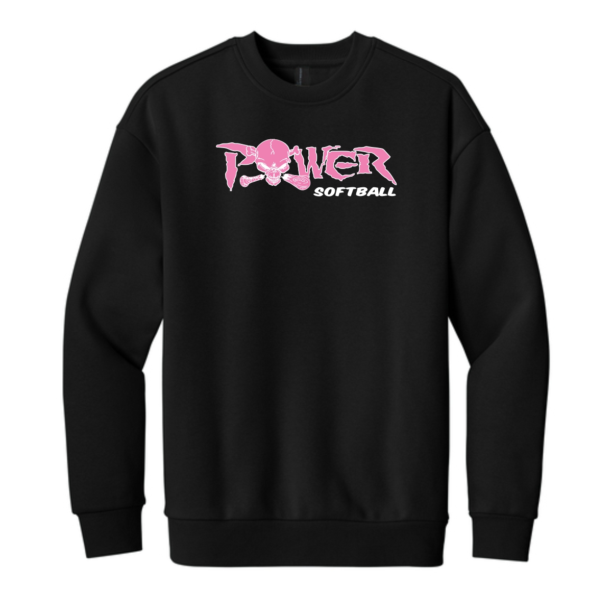 Power Softball District Heavyweight Fleece Crew (Oversized fit) - Image 2