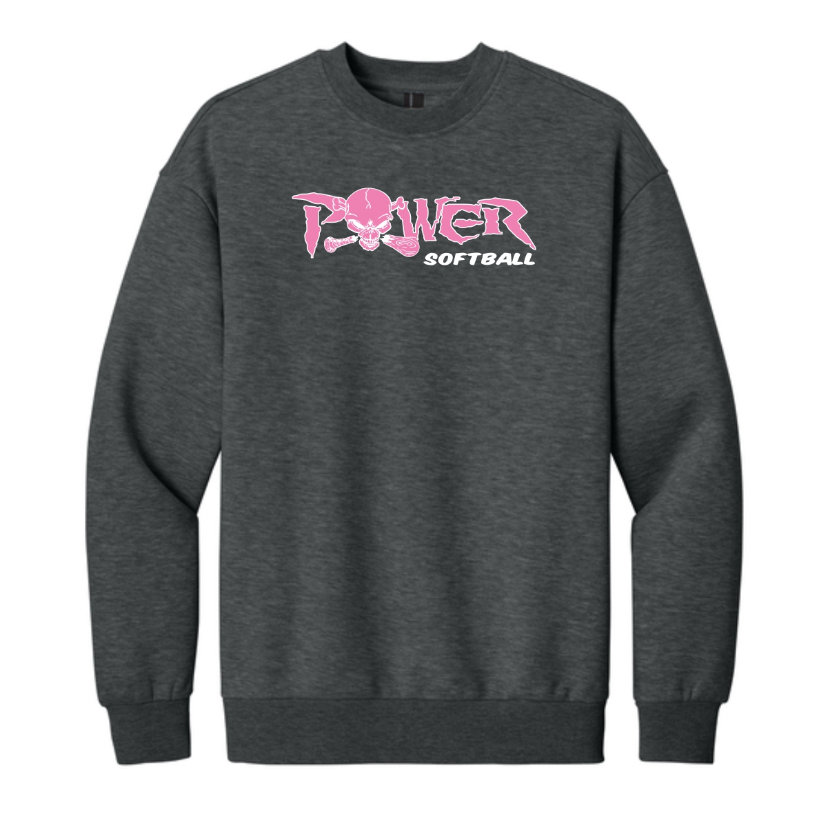 Power Softball District Heavyweight Fleece Crew (Oversized fit) - Image 3