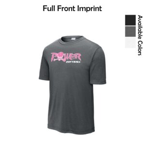 Power Softball Adult & Youth Performance Tee