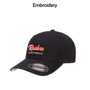Red Raiders Fastpitch Softball Flexfit Cotton Twill Cap