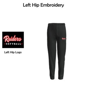 Red Raiders Fastpitch Softball Youth Jogger Sweatpants