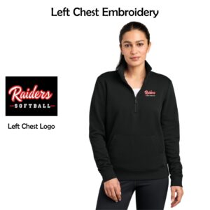 Red Raiders Fastpitch Softball Ladies Nike 1/2-Zip