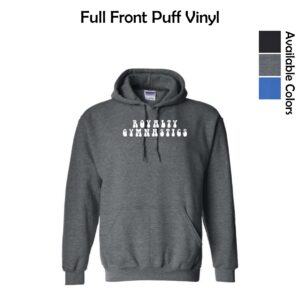 Royalty Gymnastics Hooded Sweatshirt with Puff Vinyl
