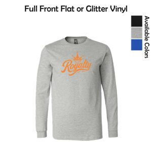 Royalty Gymnastics Unisex Jersey Long Sleeve Tee with Logo 1