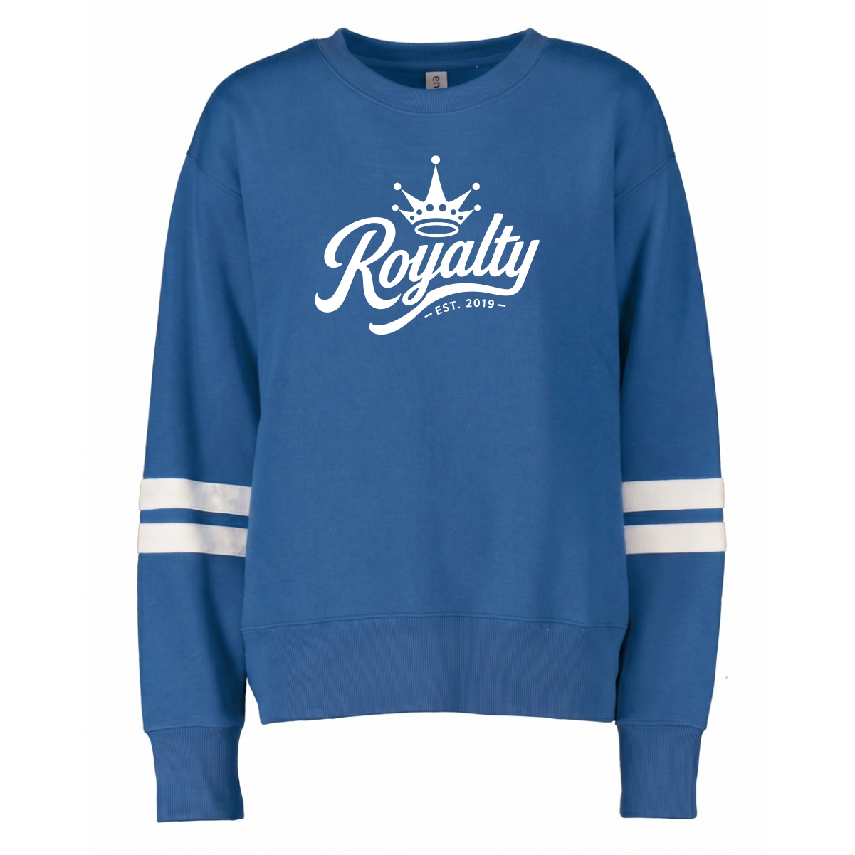Royalty Gymnastics Ladies Boxy Varsity Crew with Logo 1 - Image 2