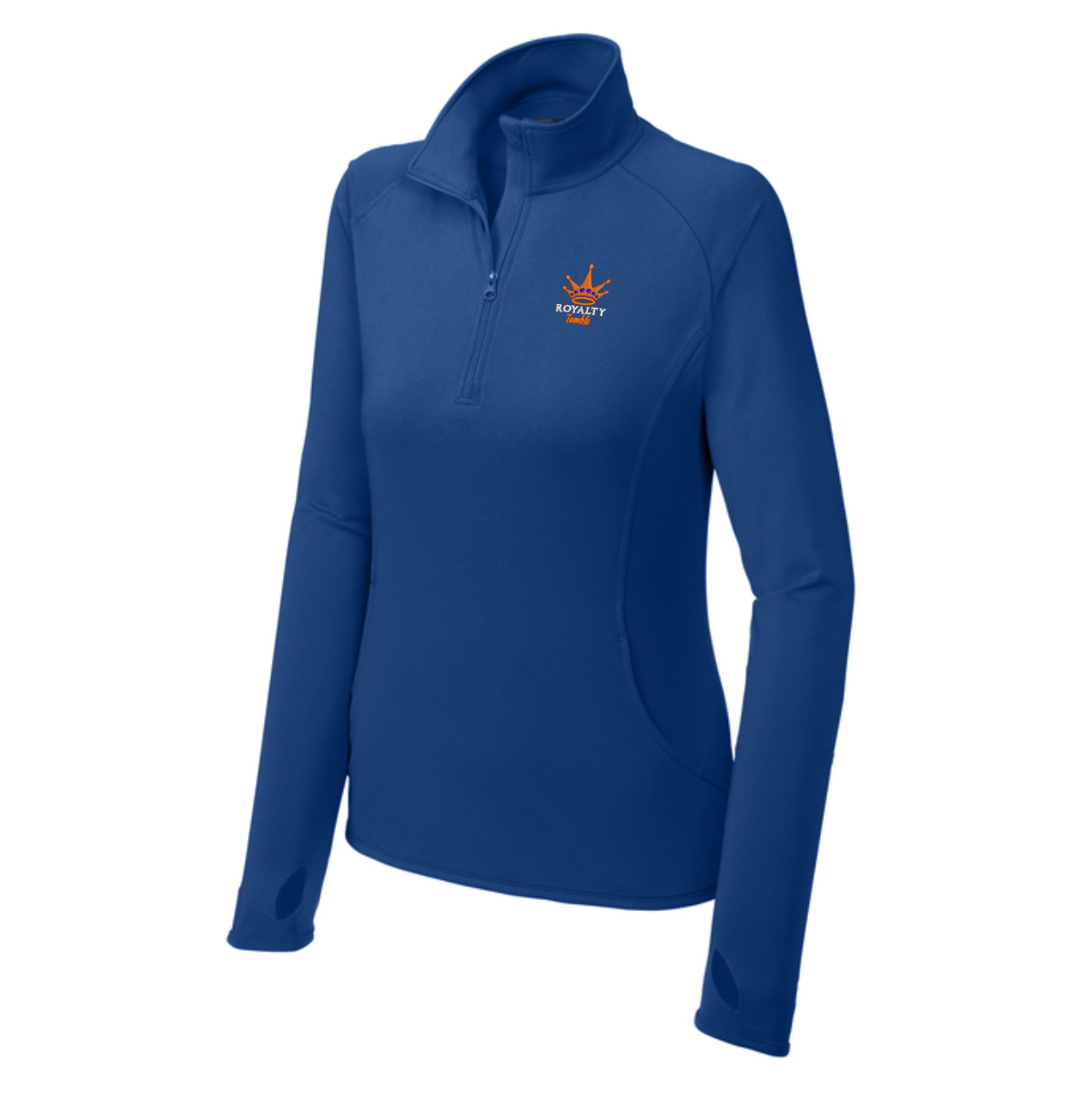 Royalty Gymnastics Ladies Stretch 1/4-Zip Pullover - Image 3
