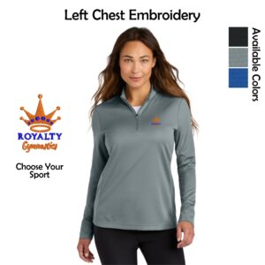 Royalty Gymnastics Ladies Nike 1/2-Zip Cover-Up