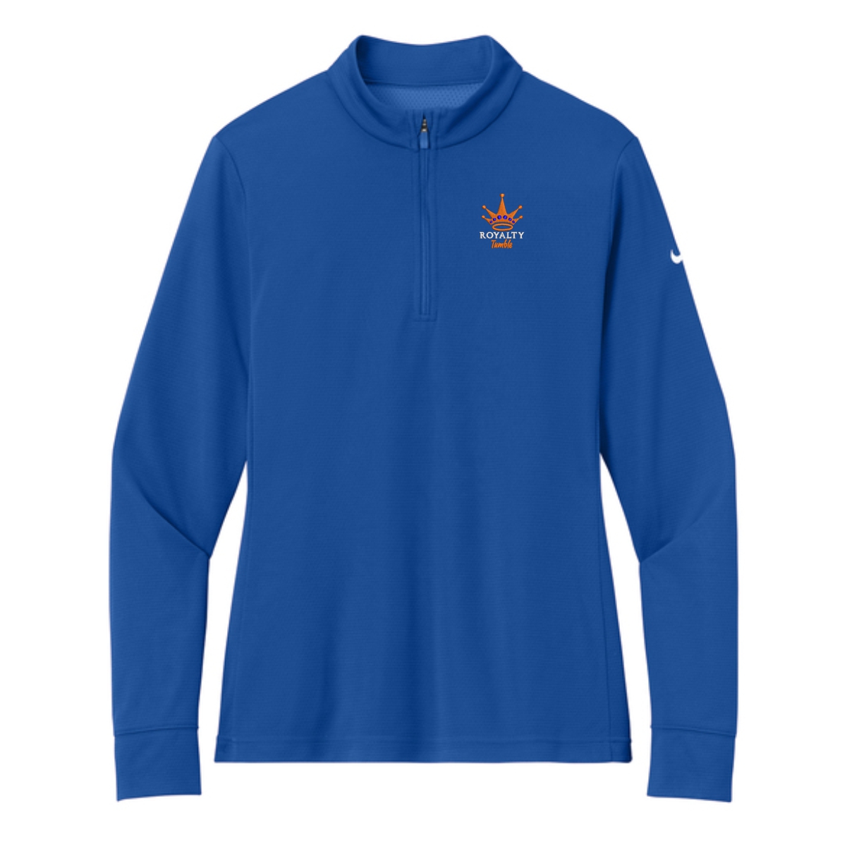 Royalty Gymnastics Ladies Nike 1/2-Zip Cover-Up - Image 4
