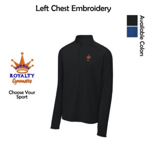 Royalty Gymnastics Stretch 1/4-Zip Pullover