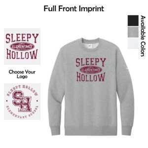 Sleepy Hollow Elementary Adult Nike Crew