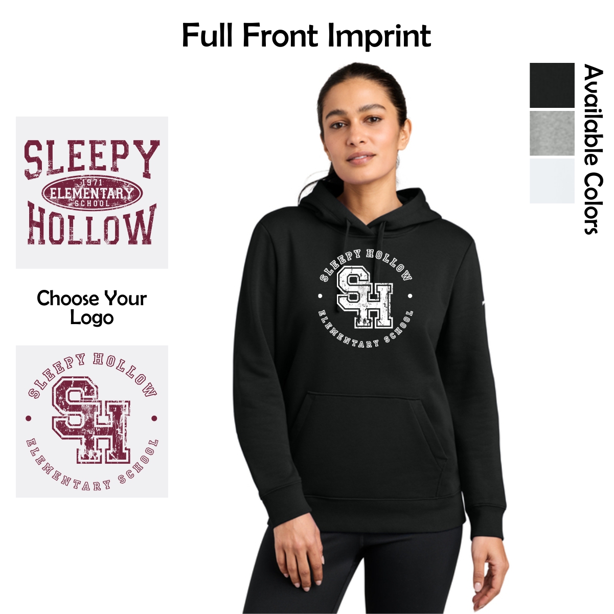 Sleepy Hollow Elementary Ladies Nike Pullover Hoodie