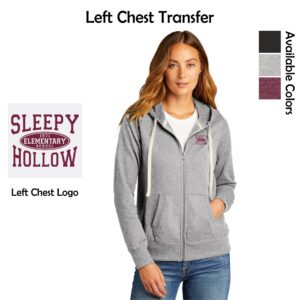 Sleepy Hollow Elementary Ladies District Full-Zip Hoodie