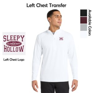 Sleepy Hollow Elementary Adult Stretch 1/4-Zip Pullover