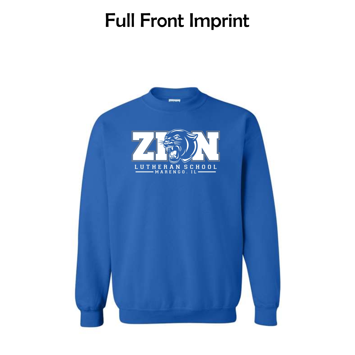 01 Zion Spiritwear Spiritwear Adult & Youth Crewneck Sweatshirt