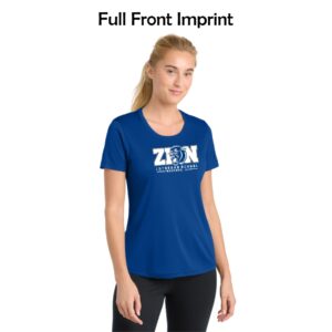 01 Zion Spiritwear Spiritwear Ladies Performance Tee