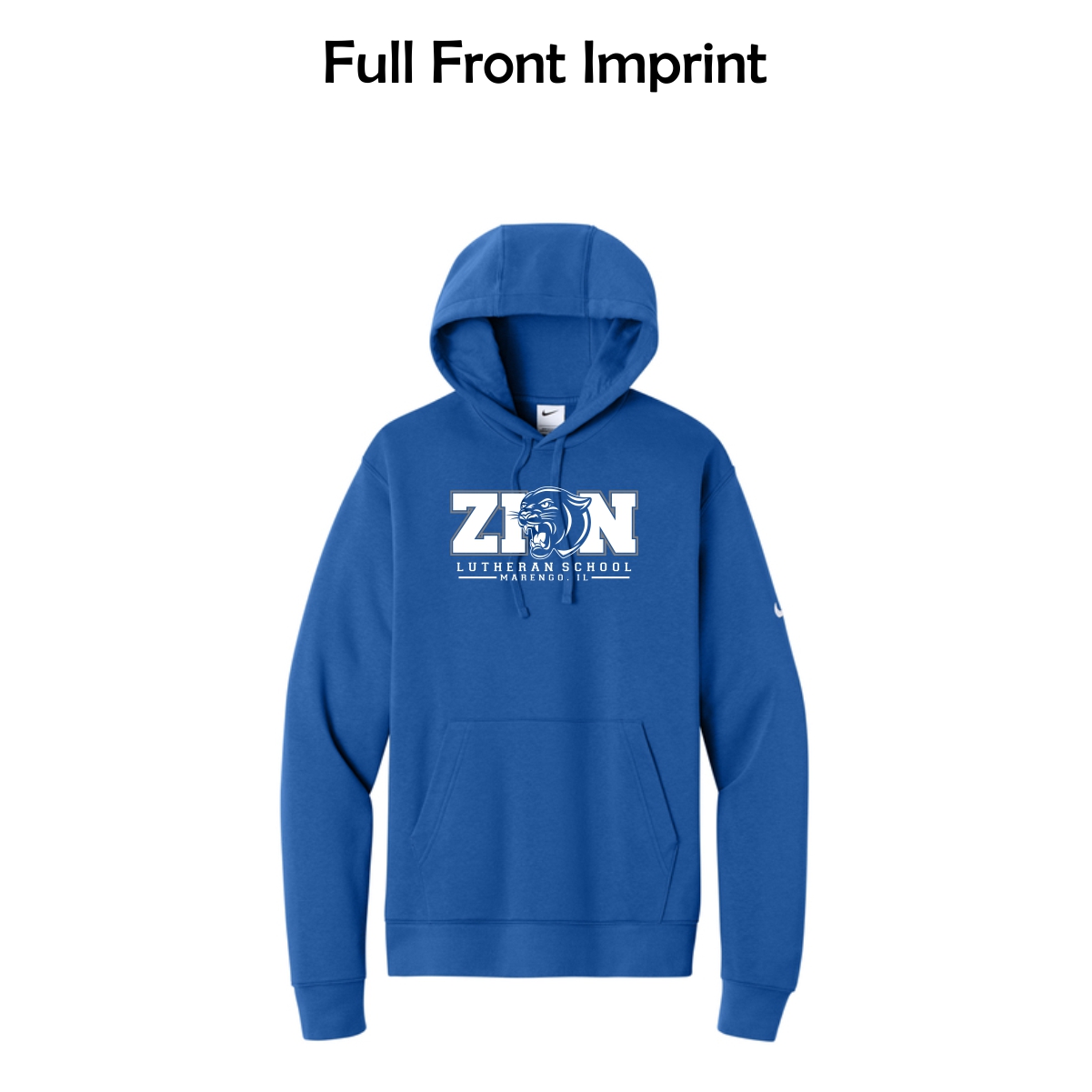 01 Zion Spiritwear Spiritwear Adult Nike Pullover Hoodie