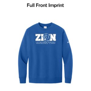01 Zion Spiritwear Spiritwear Adult Nike Crew