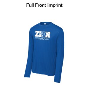 01 Zion Spiritwear Spiritwear Adult & Youth Performance Long Sleeve Tee