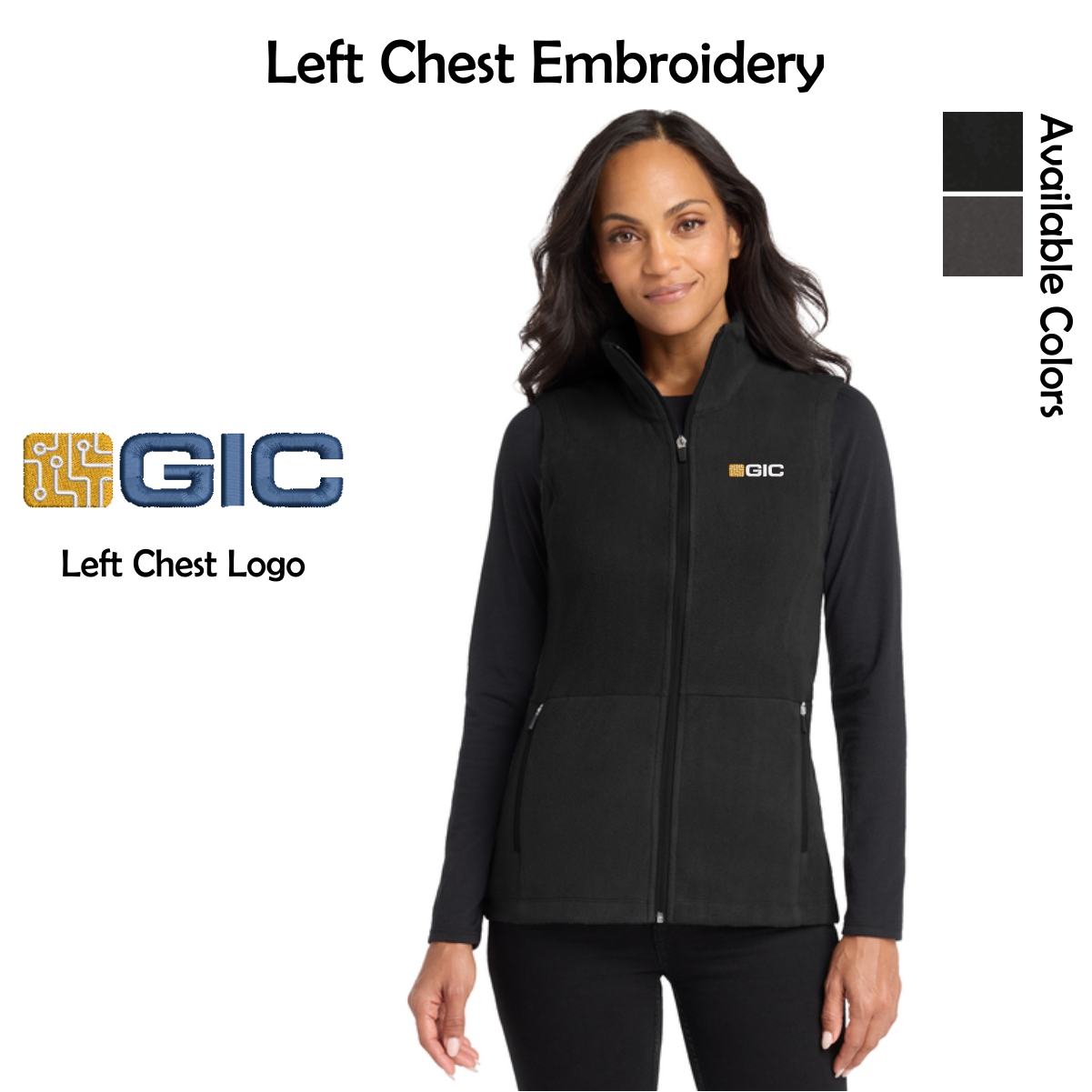 GIC Ladies Accord Microfleece Vest