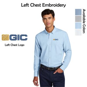 GIC Mercer+Mettle Long Sleeve Modern Oxford Shirt