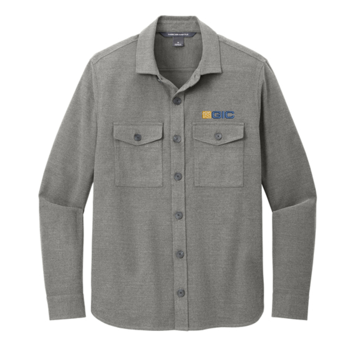 GIC Mercer+Mettle Long Sleeve Twill Overshirt - Image 3