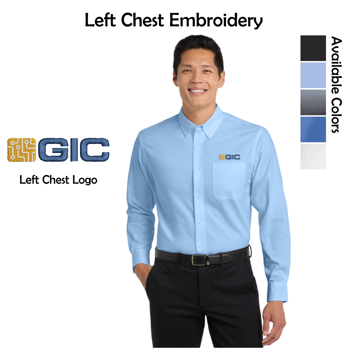 GIC Long Sleeve Easy Care Shirt