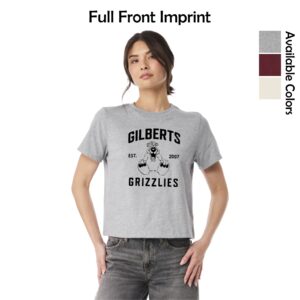 Gilberts Elementary School Ladies Heavyweight Tee with Logo 1