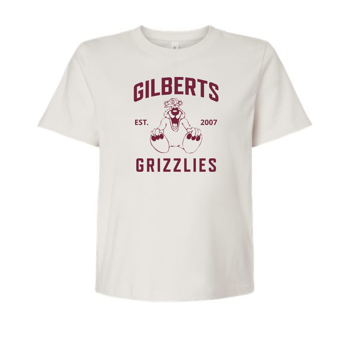 Gilberts Elementary School Ladies Heavyweight Tee with Logo 1 - Image 4