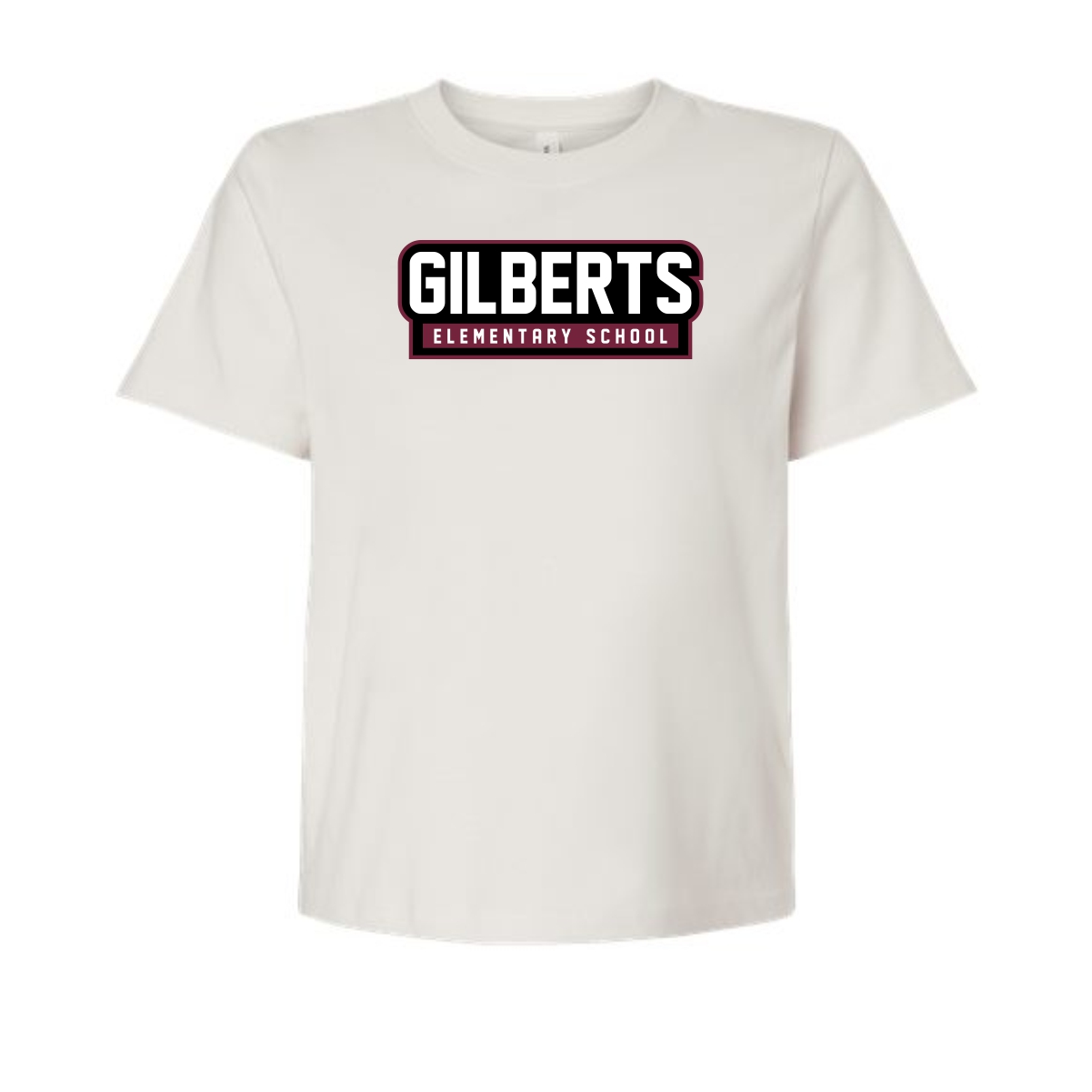 Gilberts Elementary School Ladies Heavyweight Tee with Logo 2 - Image 4