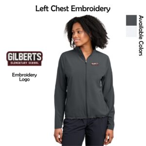 Gilberts Elementary School Ladies Repeat Jacket with Embroidery