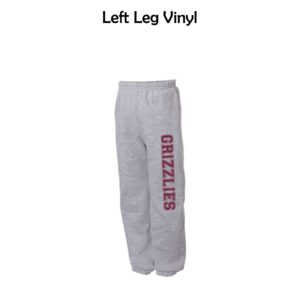 Gilberts Elementary School Youth Sweatpants with Vinyl