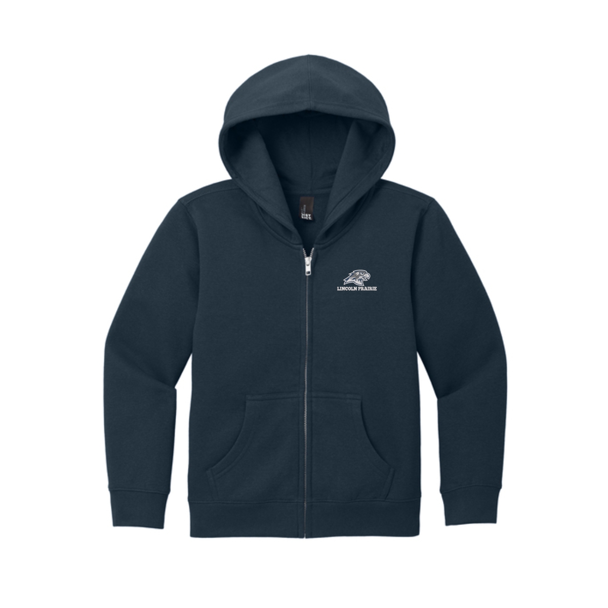 Lincoln Prairie Elementary Youth District Fleece Full-Zip Hoodie - Image 2