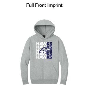 Lincoln Prairie Elementary Adult District Heavyweight Fleece Hoodie (Oversized fit)