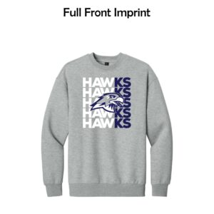 Lincoln Prairie Elementary Adult District Heavyweight Fleece Crew (Oversized fit)