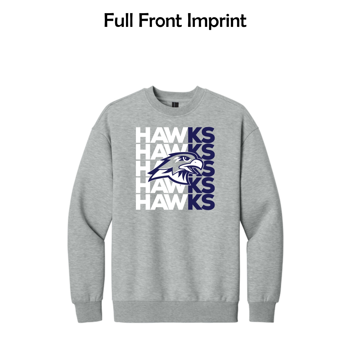 Lincoln Prairie Elementary Adult District Heavyweight Fleece Crew (Oversized fit)