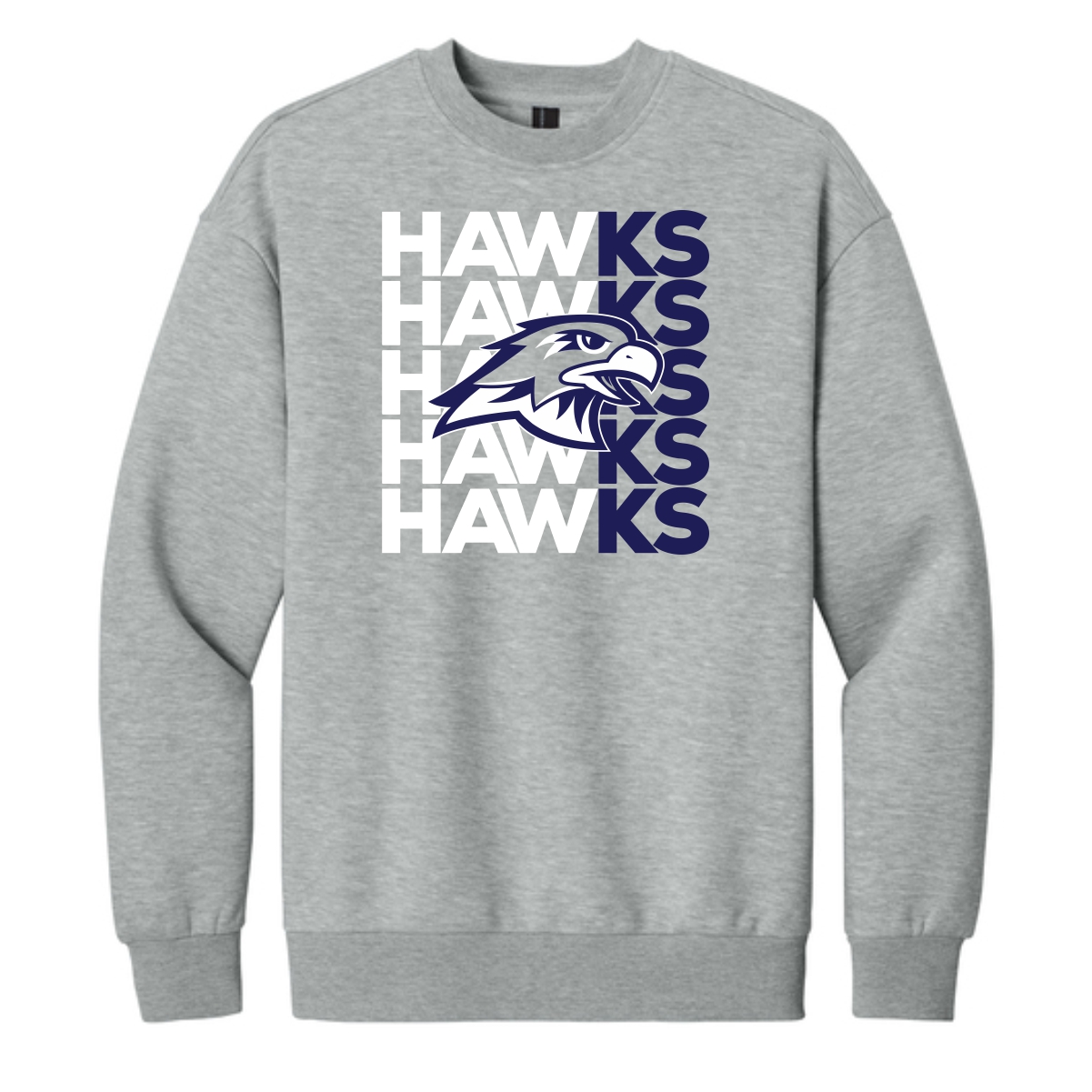 Lincoln Prairie Elementary Adult District Heavyweight Fleece Crew (Oversized fit) - Image 2