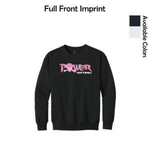 Power Softball Youth Crewneck Sweatshirt