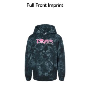 Power Softball Youth Midweight Tie-Dyed Hooded Sweatshirt