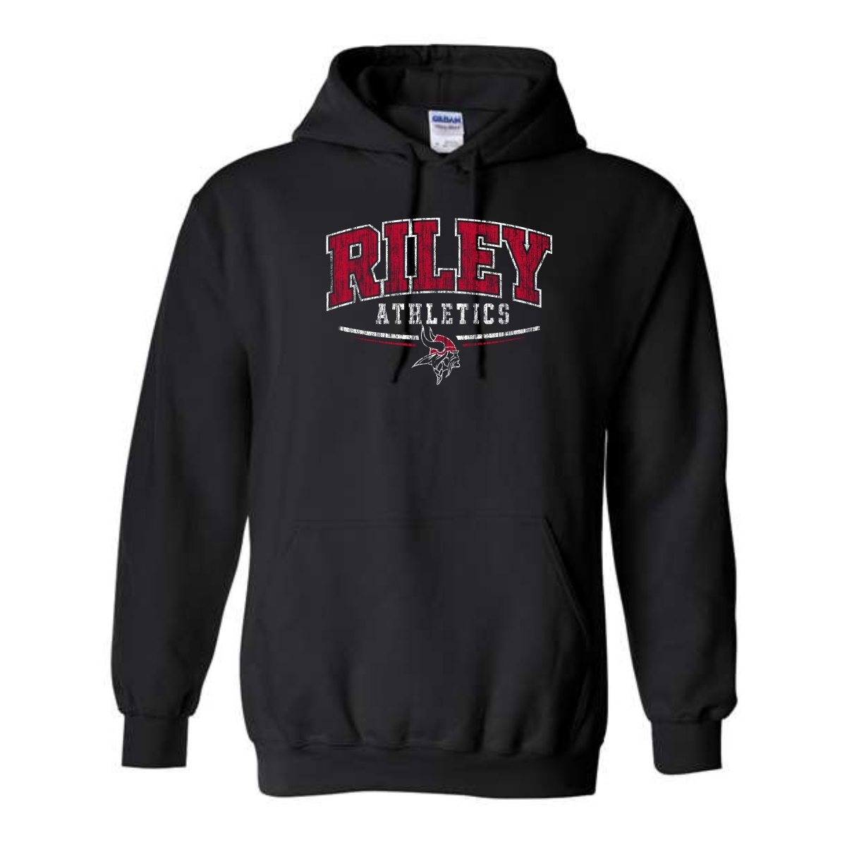 Riley Spiritwear 02 “Athletics” Adult & Youth Hooded Sweatshirt - Image 2