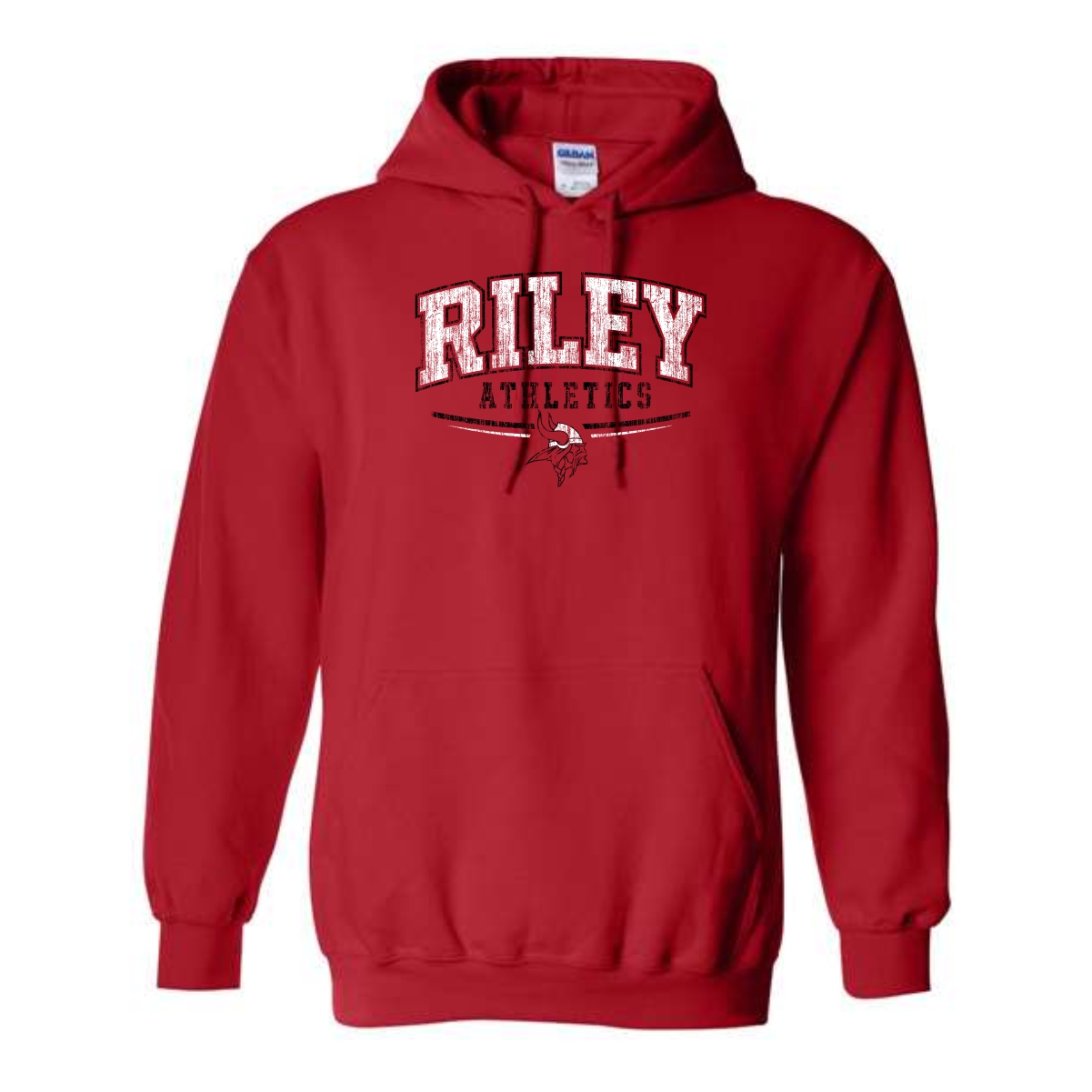 Riley Spiritwear 02 “Athletics” Adult & Youth Hooded Sweatshirt - Image 3